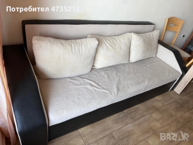 3-местен разтегателен диван, снимка 5 - Дивани и мека мебел - 53446943
