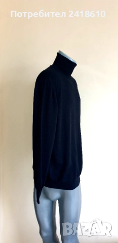 Hugo Boss Wool Knit Turtleneck Mens Size L  ОРИГИНАЛ! Мъжко Вълнено Поло!, снимка 12 - Пуловери - 52592796