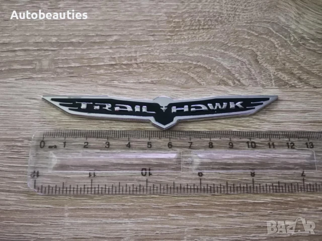 Jeep Trailhawk черна емблема малък размер, снимка 2 - Аксесоари и консумативи - 50514400