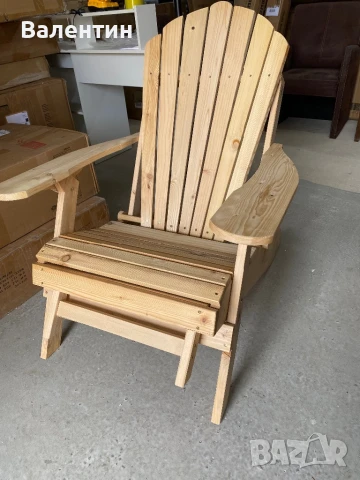 Сгъваем градински стол Адирондак , снимка 5 - Столове - 50829742