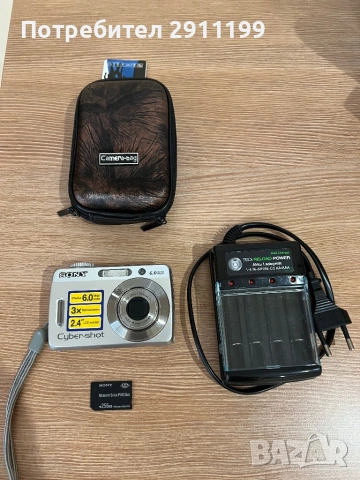 Фотоапарат Sony 6.0 Mp с подаръци