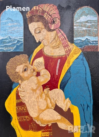 КАРТИНА МАСЛО УНИКАТ, снимка 3 - Картини - 54069712