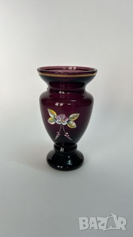 Кристална малка ваза Bohemia, снимка 3 - Вази - 46439528