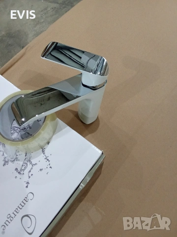 Смесител за мивка Camargue Snow (Бял), снимка 2 - Други - 54053216