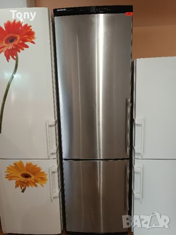 Комбиниран хладилник LIEBHERR инокс , снимка 3 - Хладилници - 45368875