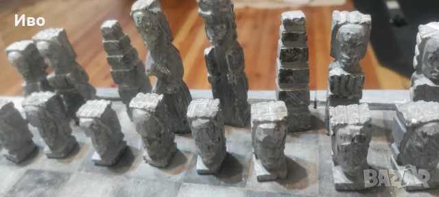 шах от дялан камък, снимка 4 - Антикварни и старинни предмети - 50716826