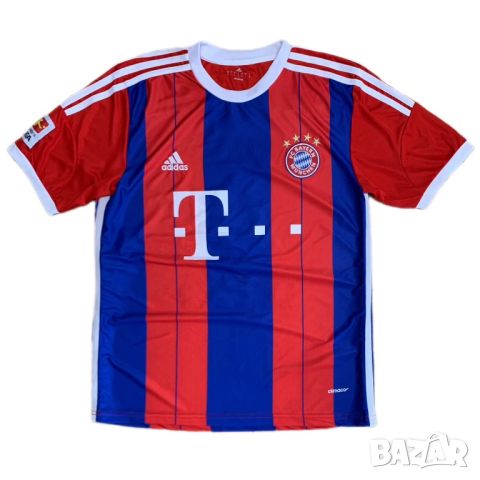Мъжка тениска Adidas x Bayern München x Robert Lewandowski | L размер, снимка 1 - Тениски - 46475710