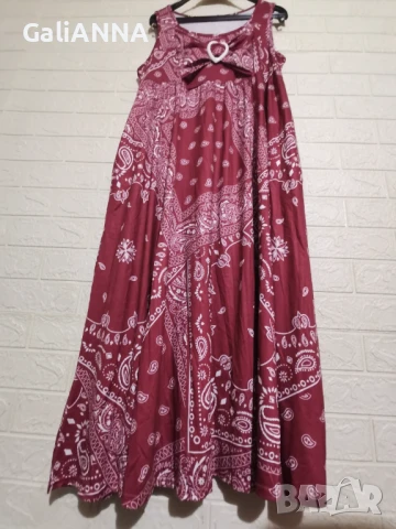 СТРАХОТНА ЛЯТНА РОКЛЯ 2XL, снимка 4 - Рокли - 50803280