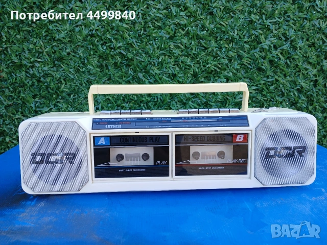 ПРОДАВАМ МНОГО РЯДЪК МАЛЪК МОДЕЛ КАСЕТОФОН ЧИСТ ЯПОНЕЦ ( ARTECH DCR315 JAPAN) 