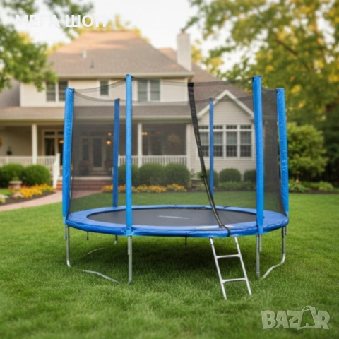 Батут с външна мрежа Jump 10ft - безопасно забавление и тренировка, снимка 2 - Други стоки за дома - 53879295