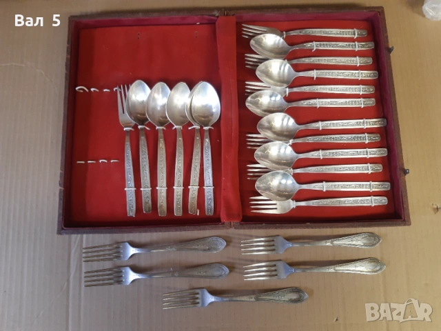 Стари посребрени прибори за хранене , мелхиор - СССР