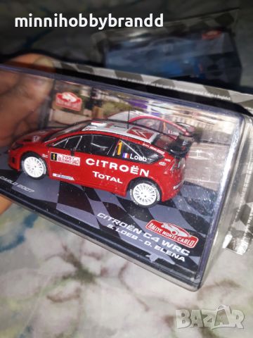 Renault Alpine 110 1800 Citroen C4 WRC  Rally  Monte  Carlo  1.43 Eaglemoss Top  Models , снимка 16 - Колекции - 46731136