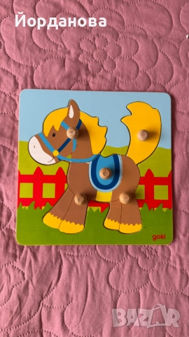 2 бр. пъзели 3 в 1 и дървен пъзел Конче, снимка 3 - Игри и пъзели - 51918437