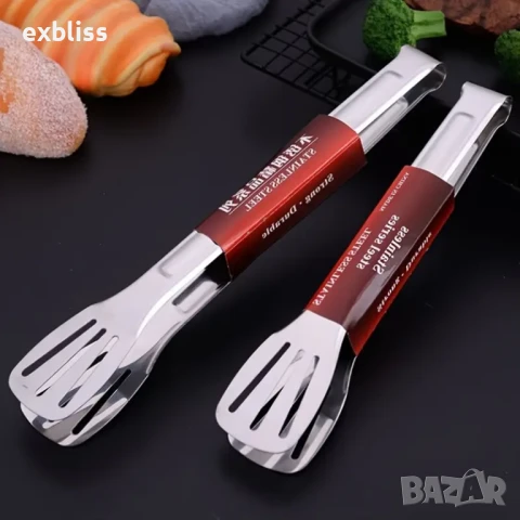 Кухненска щипка за барбекю, снимка 5 - Прибори за хранене, готвене и сервиране - 50760767