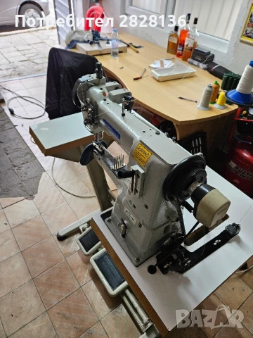 Ръкавна машина троен транспорт внос от Италия. , снимка 6 - Шевни машини - 50444821