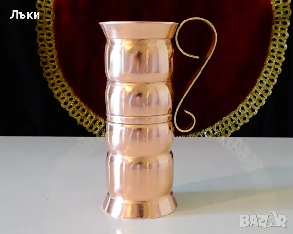 Медна чаша за вино,свръх масивна 320 гр. , снимка 5 - Антикварни и старинни предмети - 50276242