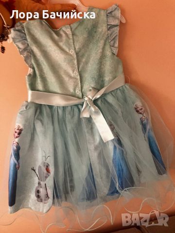 рокля Елза, снимка 2 - Бебешки рокли - 45858077