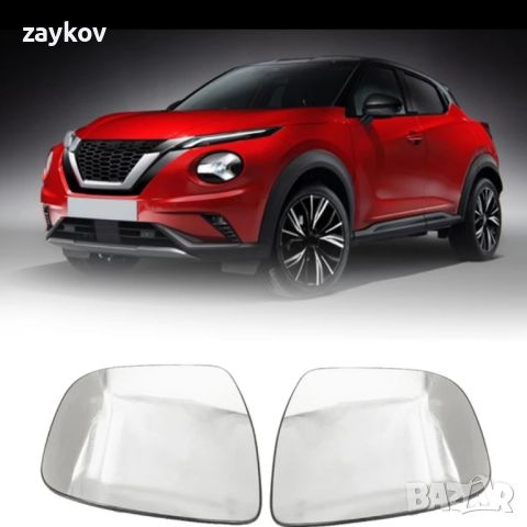 За Nissan Juke 2014-2020 Стъкло на страничното огледало с подгряване на задната плоча, снимка 1 - Части - 46024332