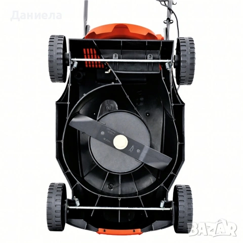 Мощна и лека електрическа градинска косачка 1000W, Кош за трева 35L, Регулируема височина, снимка 7 - Градинска техника - 53948430