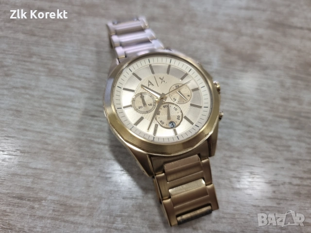 Мъжки часовник в златисто ARMANI EXCHANGE
