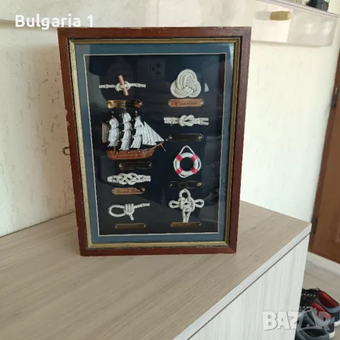 кутия с корабни мотиви и корабни въжета , снимка 6 - Колекции - 50174657