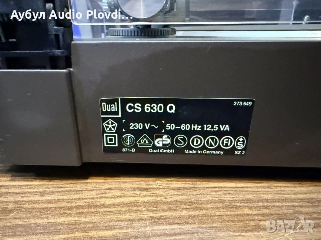 Грамофон Dual CS 630 Q . Direct drive, снимка 12 - Грамофони - 52857334