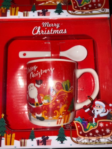 Коледни порцеланови комплекти, снимка 15 - Чаши - 51997708