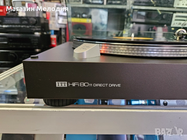 Грамофон ITT HiFi 8011 Direct Drive В отлично техническо и визуално състояние., снимка 4 - Грамофони - 52550316