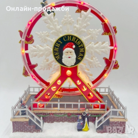 Коледно Виенско колело с музика и Led светлини, снимка 4 - Коледни подаръци - 52387776