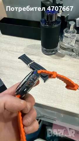 Samsung Watch Ultra Titanium Silver, снимка 3 - Смарт гривни - 53082340