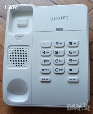 Стационарен телефон Alcatel Temporis 25-CE, ЧИСТО НОВ, БЯЛ, снимка 2 - Alcatel - 45005154