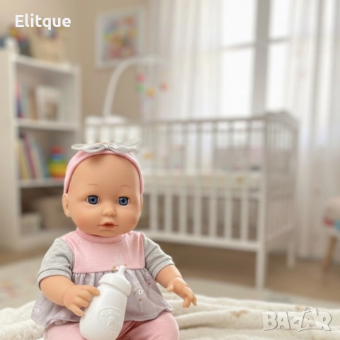 Бебе кукла Baby Doll с 10 звука и аксесоари - идеалният подарък, снимка 3 - Кукли - 52853409