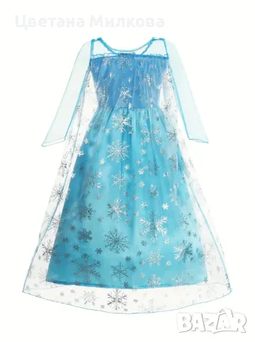 Рокля на Елза и аксесоари само за 30 лв.!, снимка 4 - Детски рокли и поли - 49185458