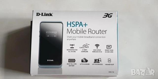 Нов D-Link HSPA+Mobile Router DWR-730