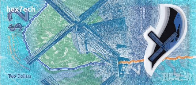 ❤️ ⭐ Барбадос 2022 2 долара полимер UNC нова ⭐ ❤️, снимка 3 - Нумизматика и бонистика - 53754751