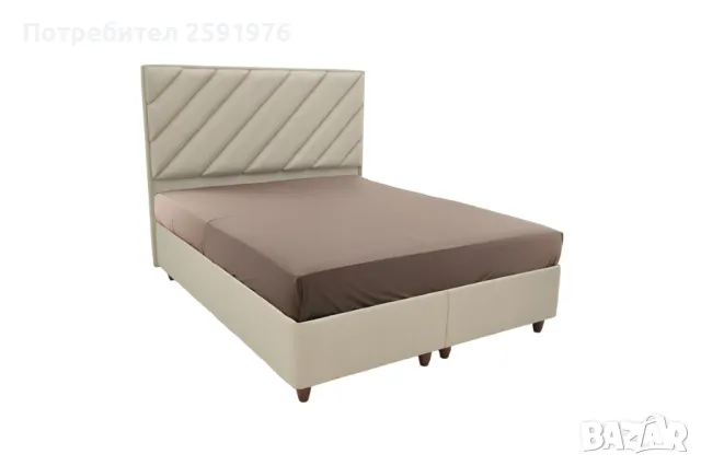 Тапецирана Спалня Puzzle-home Tito, 165x208, 3 цвята,Букле или текстил, снимка 1