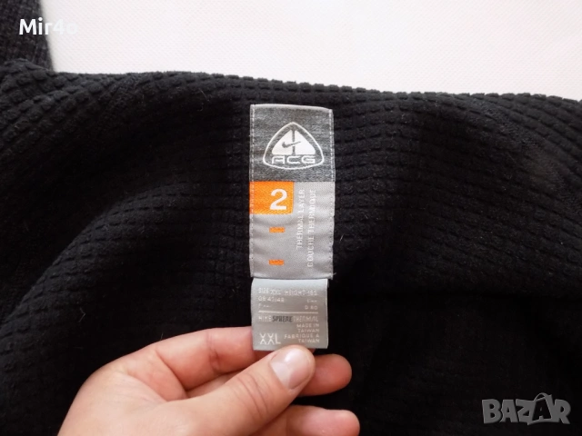 горнище nike acg thermal layer 2 полар худи яке блуза фанела екип туризъм планина мъжко оригинал XXL, снимка 4 - Спортни дрехи, екипи - 47597662