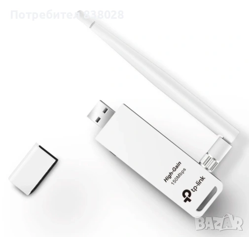 TP-Link TL-WN722N мрежова карта WLAN 150 Мбит/с, снимка 2 - USB Flash памети - 53676494