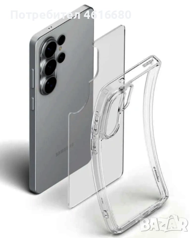 SPIGEN case LIQUID AIR за SAMSUNG S26 matte black, SPIGEN ULTRA HYBRID for SAMSUNG S26 crystal clear, снимка 14 - Калъфи, кейсове - 53890054