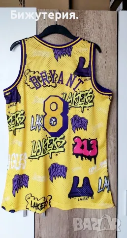 Мъжки баскетболен потник на Kobe Bryant 1996-1997 , снимка 10 - Спортни дрехи, екипи - 46854785