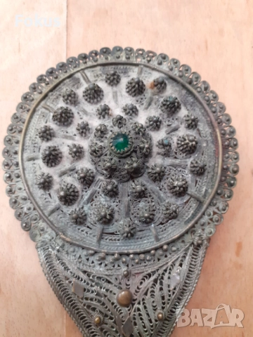 Уникат - старо възрожденско огледало филигран гранулация, снимка 2 - Антикварни и старинни предмети - 52041827