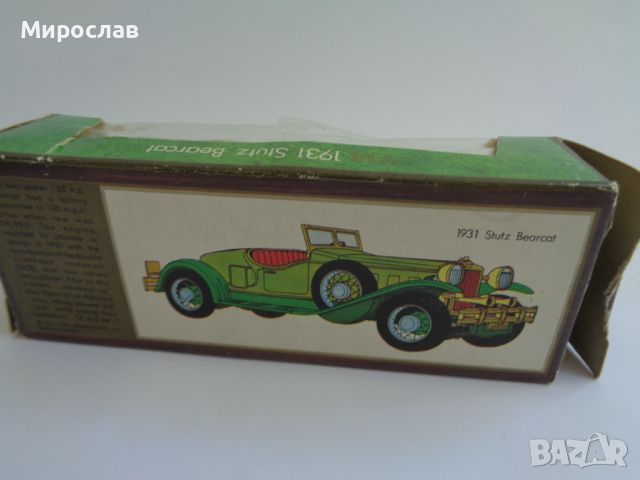 1:43 MATCHBOX 1931 Stutz Bearcat КОЛИЧКА МОДЕЛ ИГРАЧКА, снимка 3 - Колекции - 46226631