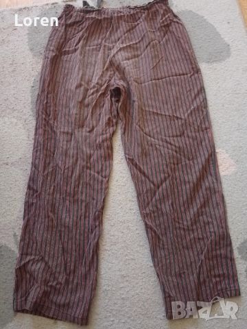 Детско тънко панталонче на раета пролет/лято, снимка 6 - Детски панталони и дънки - 45124268