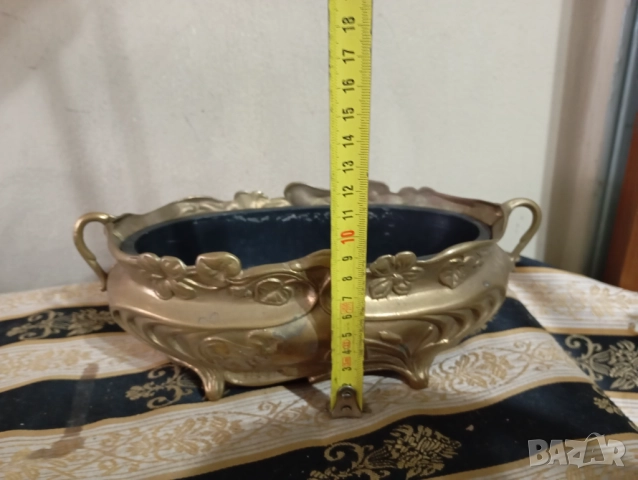 барокова жардиниера, снимка 2 - Антикварни и старинни предмети - 52456565