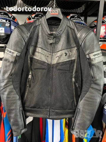 Кожено мото яке IXS XR-3 NEWA EVO,размер 56-XL,всички протектори, снимка 1