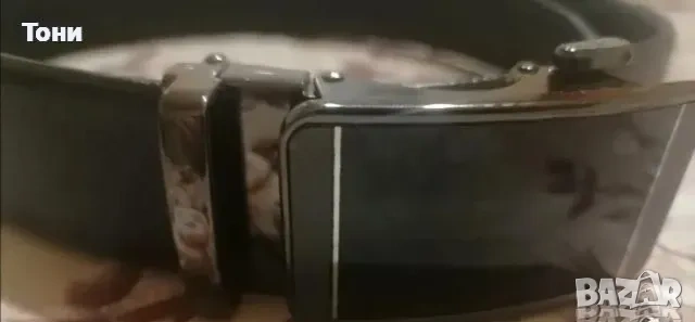 Нов Автоматичен Мъжки Кожен Колан 130см. , снимка 4 - Колани - 53434641