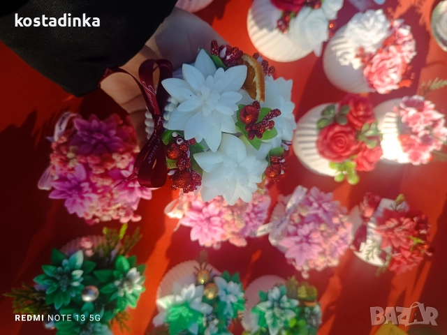 Сапунени букети , снимка 6 - Подаръци за жени - 52772190