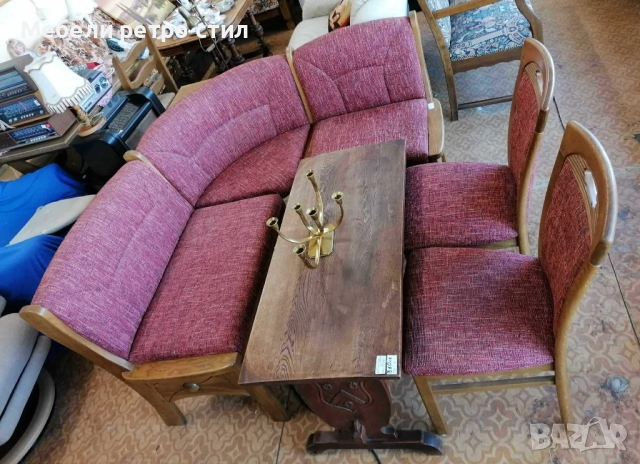 Красив кухненски ъгъл с два стола. С място за съхранение., снимка 9 - Дивани и мека мебел - 52279109