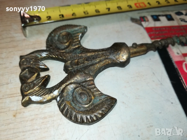 РЕТРО ТИРБУШОН-АНТИКА//ПАТИНА//РЕЛИКВА 0211251429, снимка 7 - Антикварни и старинни предмети - 52263744