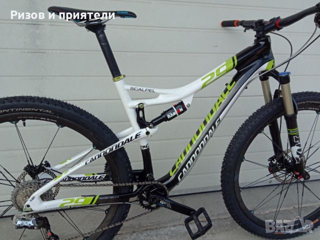 11 КГ CANNONDALE FULL CARBON SCALPEL Планински ВЕЛОСИПЕД, снимка 2 - Велосипеди - 46295343